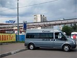 Бесплатный автобус Genser в пункт аренды автомобилей АрендаАвто-нвг на ул.Добролюбова