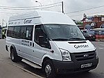 Бесплатный автобус Genser в пункт аренды автомобилей АрендаАвто-нвг на Новорязанском шоссе
